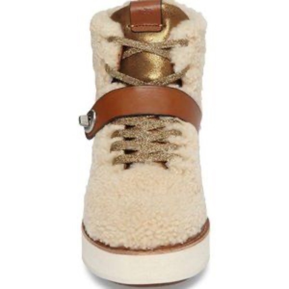 Coach Urban Hiker Shearling Platform Boot - Picture 1 of 9